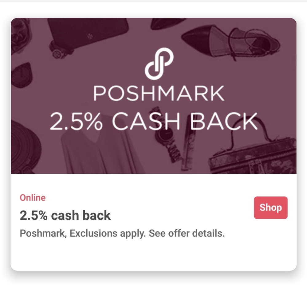 Get cash back for your poshmark purchases!!